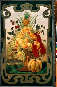 Cartel de frutería, principios del siglo XX (pintura)