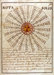 Una página manuscrita por Giovanni Pico della Mirandola (1463 - 1494) (Jean Pic de la Mirandole) - en “Compendium Artis Magnae et cabalisticae” de Unknown artist