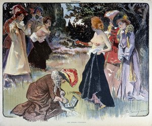 Una cuestión de honor: duelo de mujeres con espada de Unknown artist