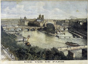 Una vista de París - en “The Petity Journal”