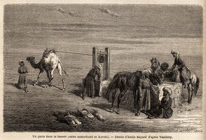 Un pozo en el desierto entre Samarcanda y Karshi de Unknown artist