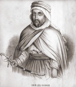 Abd el Kader (1807 - 1883), emir árabe de Argelia de Unknown artist