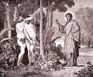 Adán y Eva, Fac-simil del libro de Louis Veuillot "Jesucristo" impreso París