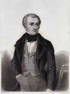 Adolphe Thiers (1797-1877) - grabado en "Histoire de la vie politique et privée de Louis Philippe" de Unknown artist