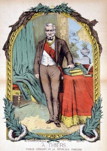 Adolphe Thiers (1797-1877), político, periodista e historiador francés.
