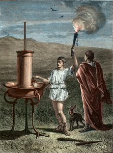 Eneas el Táctico inventa el sistema de señales por fases 336 a.C.