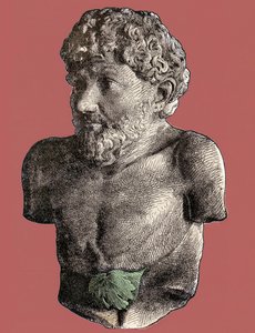 Esopo - Busto del fabulista griego Esopo (alrededor de 620-alrededor de 564 a.C.) de Unknown artist