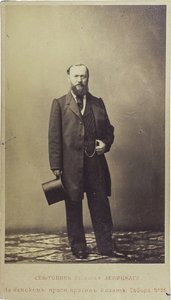 Retrato del dramaturgo Alexander N. Ostrovsky (1823-1886)
