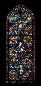 Ventana del deambulatorio (vidriera) de Unknown artist