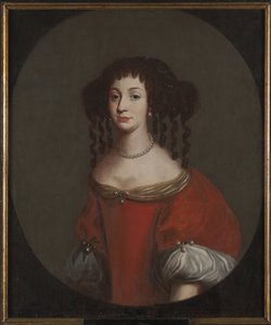 Amelia de Curlandia, esposa del landgrave de Hesse Cassel - Retrato de la princesa María Amalia de Curlandia (1653-1711), Landgravina de Hesse-Kassel, Anónimo