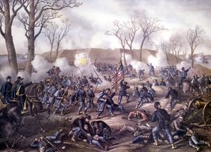 Guerra Civil Americana (1861-1865): Primera Batalla de Fort Donelson (Tennessee) 16 de febrero