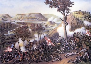 Guerra Civil Americana (1861 - 1865): Asedio de Missionary Ridge, 25 de noviembre de Unknown artist