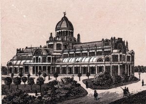 Ámsterdam, Holanda: vista del Palacio del Pueblo. en “El mundo ilustrado 168 vistas” Sin fecha (finales del siglo XIX) de Unknown artist