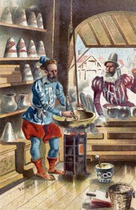 Un boticario a principios del siglo XVII.