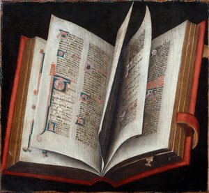 Un libro litúrgico abierto
