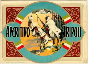 Anuncio de alcohol Aperitivo Tripoli, finales del siglo XIX de Unknown artist