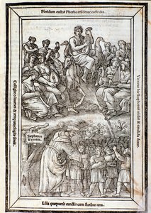 Apolo y las Musas. Página de Recanetum de musica aurea de Unknown artist