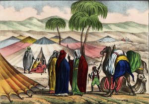 Caravana árabe en Argelia de Unknown artist