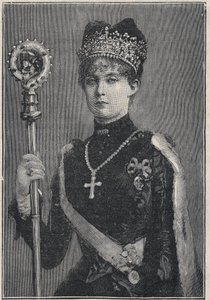 Archiduquesa Margarita Clementina de Austria - Margarita Clementina María de Austria 1870-1955 Archiduquesa de Austria - grabado de 1892 de Unknown artist
