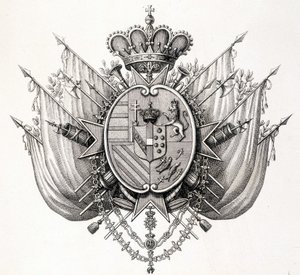 Armas de Toscana, principios del siglo XIX. Leopoldo de Toscana de Unknown artist