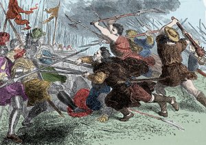 Arnold von Winkelried - Arnold von Winkelried (o Arnold Winkelried) héroe legendario de Suiza en la Batalla de Sempach de Unknown artist