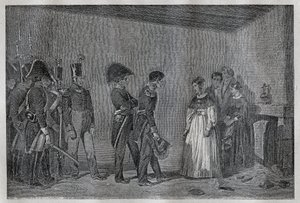 Arresto de la duquesa de Berry (1798-1870 Marie-Caroline de Borbón-Sicilia) en Nantes el 7 de noviembre de Unknown artist
