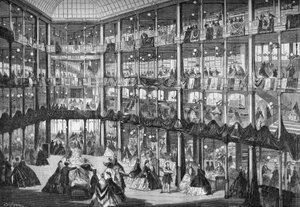 Aspecto del almacén “Au Coin de la Rue” (esquinas de las calles Montesquieu y Bons Enfants). París, septiembre de 1864.