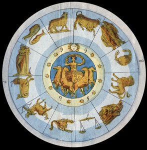 Signo astrológico - grabado de 
