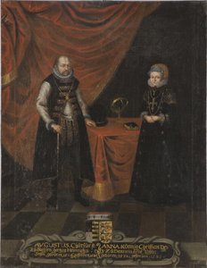 Retrato de Augusto (1526-1586), Elector de Sajonia y Ana de Dinamarca (1532-1585), Electora de Sajonia de Unknown artist