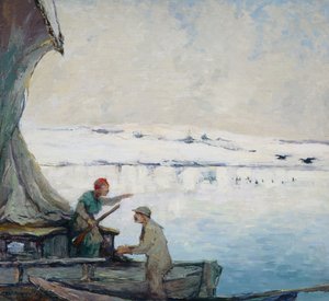 Alcas en el fiordo