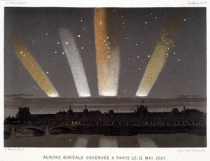 Aurora Boreal observada en París el 13/05/1869 - en 