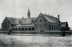 Australia: An Adelaide Public School, c.1885 (grabado) de Unknown artist