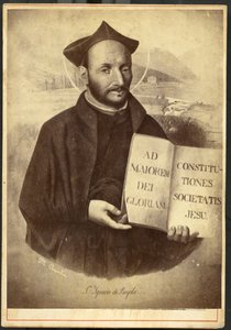 Azpeitia: Retrato pintado de San Ignacio de Loyola, fundador de la Compañía de Jesús y de los Jesuitas. de Unknown artist