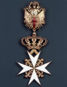 Bailli de honor y devoción. Cruz de Malta. 1850. Colección de soldados de antaño. París. de Unknown artist