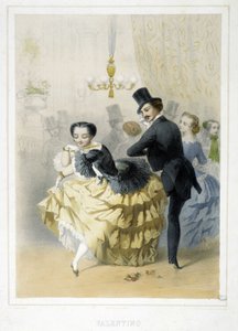 Baile: Valentino, alrededor de 1860 de Unknown artist