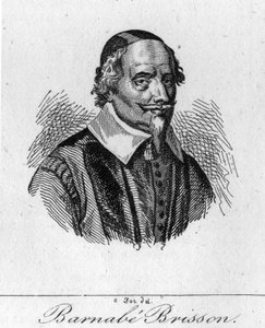 Barnabé Brisson, magistrado francés 1530-1591 de Unknown artist