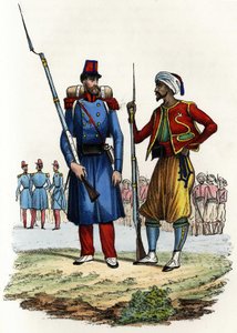 Batallón de la Legión Extranjera formado y enviado a Argelia en 1831; batallón de jinetes indígenas, formado y enviado a Argelia en 1841. En “Storia d