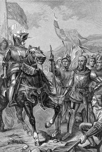 Batalla de Cocherel (hoy Houlbec-Cocherel, cerca de Evreux), 16 de mayo de Unknown artist