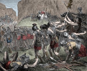 Batalla de las Horcas Caudinas - Batalla de las Horcas Caudinas (Furculae Caudinae) - 321 a.C. entre los romanos y los samnitas durante la Segunda Guerra Samnita