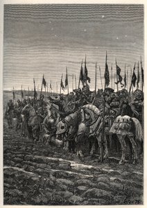 Antes de la batalla de Agincourt - Guerra de los 100 años: Batalla de Azincourt (Pas-de-Calais) 25 de octubre