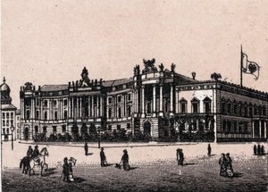 Berlín, Alemania: vista del Palacio Imperial (Castillo del Emperador). en “El mundo ilustrado 168 vistas” Sin fecha (finales del siglo XIX) de Unknown artist