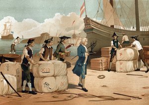 Bernard de Jussieu (1699-1777), botánico francés, habiendo traído el pie de cedro de Inglaterra en 1734 de Unknown artist