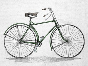 Modelo de bicicleta con marco