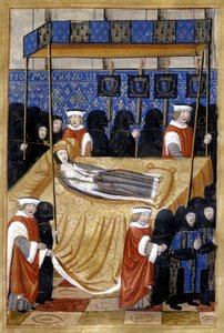 Entierro de Ana de Bretaña (1514) - Miniatura de Unknown artist