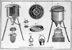 Calorímetro de Lavoisier - en Opuscules physique et chimiques por Lavoisier