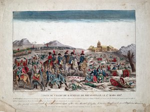 Campaña de Prusia y Polonia (1806-1807) (Napoleón I en el campo de batalla de Eylau el 9/02/1807) de Unknown artist