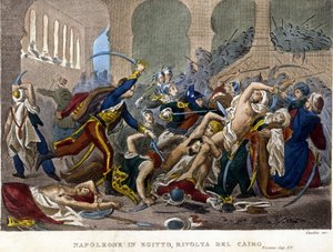 Campaña de Egipto (1798-1801), Napoleón en Egipto: Revuelta de El Cairo
