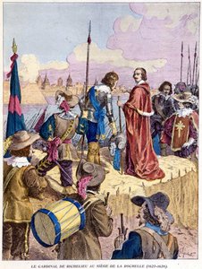 Cardenal Richelieu en el sitio de La Rochelle (1627 - 1628)