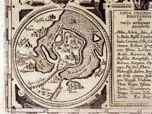 Cartago vista del Golfo de Túnez en un atlas histórico del siglo XVII. de Unknown artist