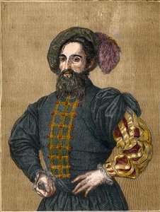 César Borgia (1475-1507) Duque de Valencia. (grabado) (siglo XIX). de Unknown artist